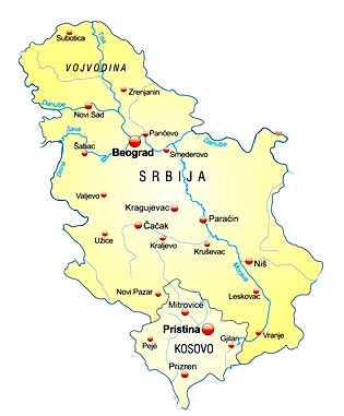 Serbien Kosovo  Navi mieten Discount 24